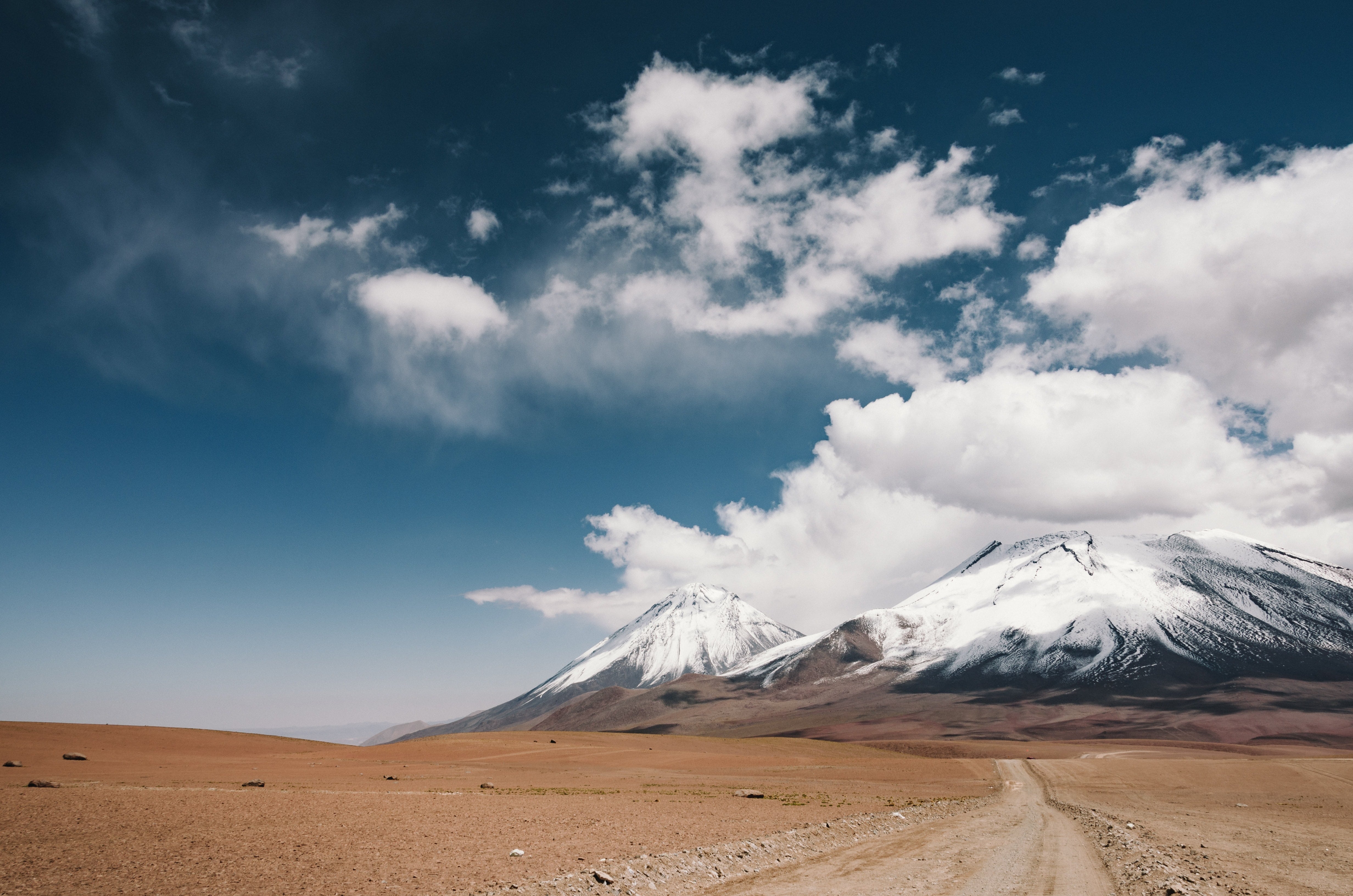 Picture from Marcelo Quinan on Unsplash, showing the Licancabur volcano from the Chilean side.